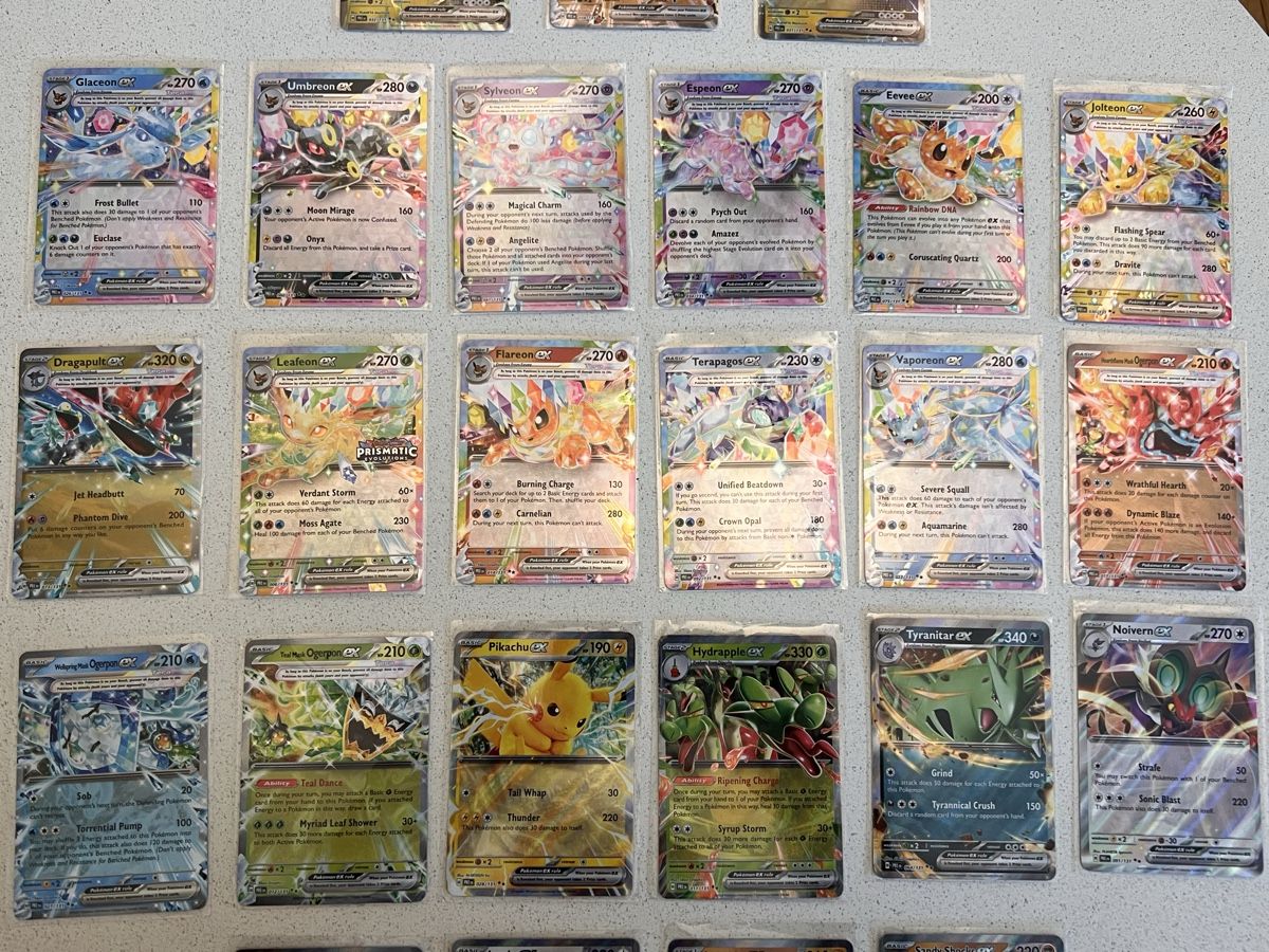 Pokémon Carte collezionabili: Prismatic Evolution alle EX Karten, Umbreon, Eevee, Glaceon – Nuovo (secondo la descrizione) da Zollikon venduto da inf_l5jd 1