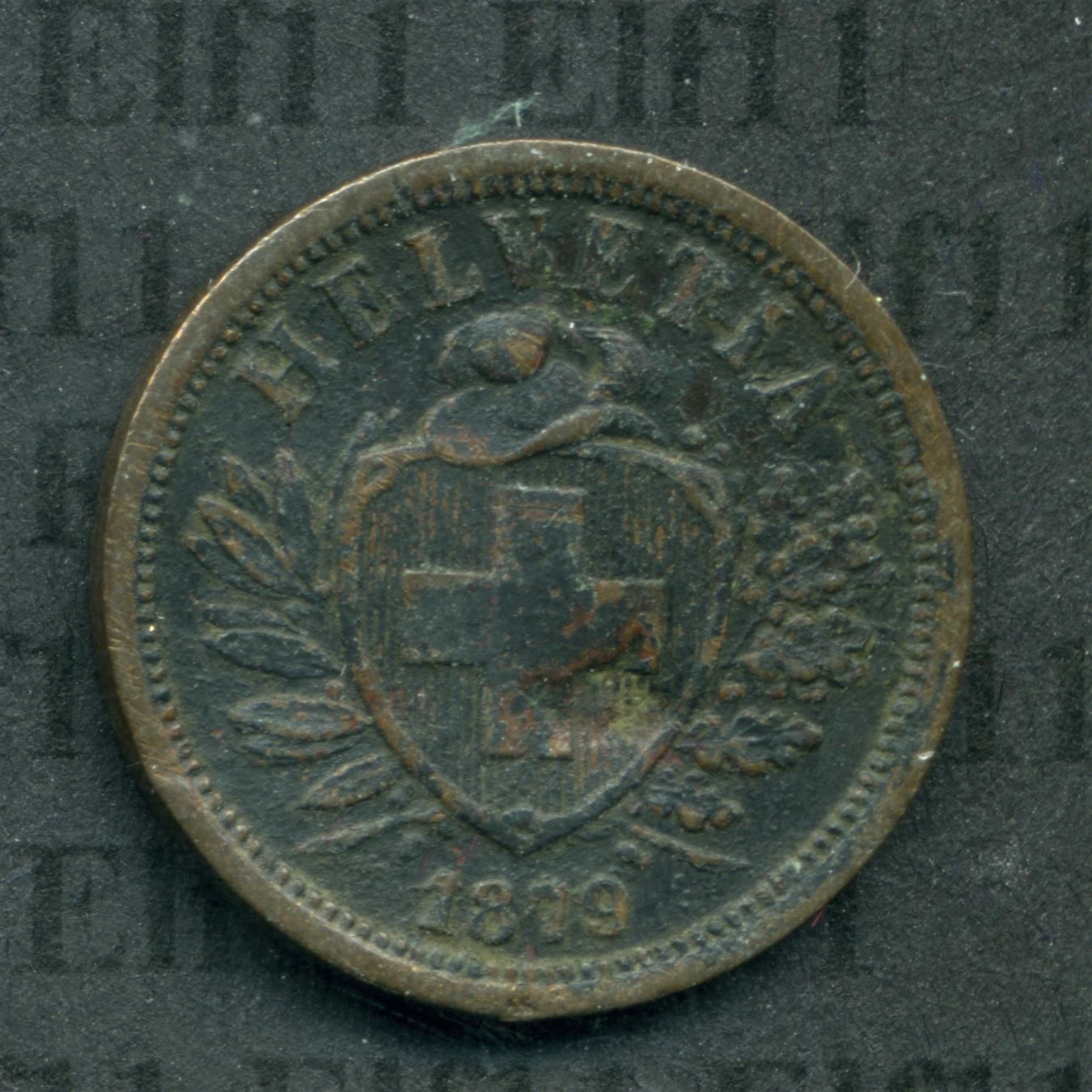 Tutti le monete: CHF___0.02 1879 ss-vz 2 Rappen – Usato da Widnau venduto da Elf11