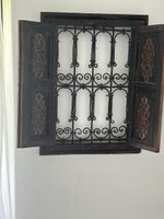 Antikes marokkanisches Fenster