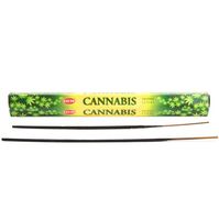 HEM Cannabis Räucherstäbchen, 20 Sticks, 23cm, Brenndauer 45