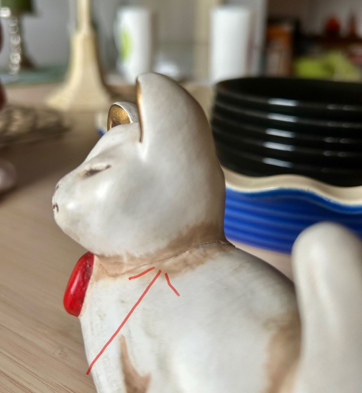 Statuette: Süesse Thun Katzenfiguren aus Keramik – Usato da Degersheim venduto da Pinguin040 4