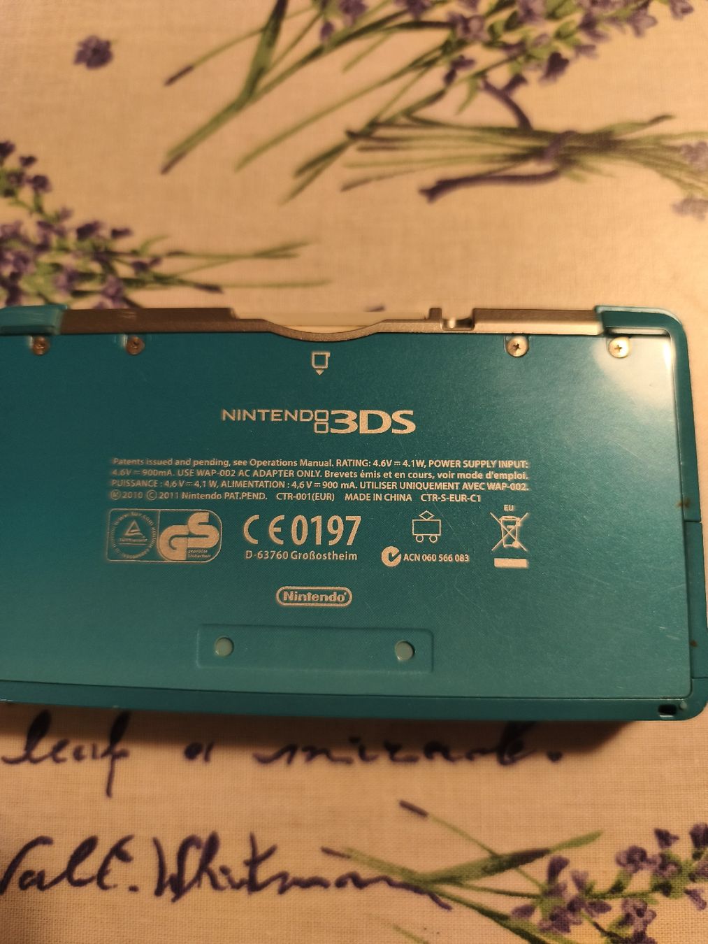 Nintendo Konsolen: Console Nintendo 3DS bleu avec chargeur état correct – Gebraucht aus Orbe von don_ym8h 4