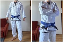 Judo/BJJ Gi von JU Sports A4 weiss guter Zustand