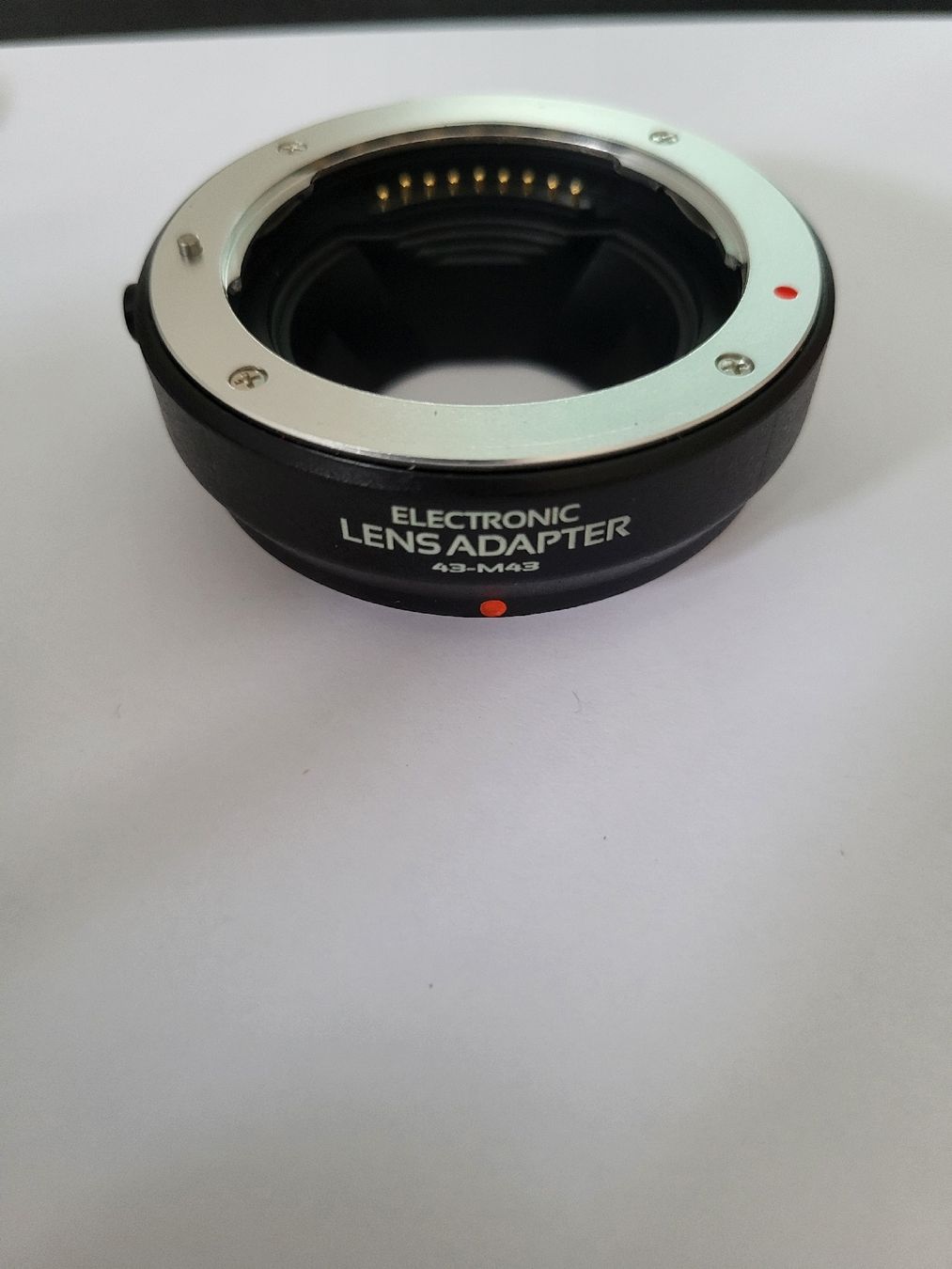 Convertitori: Electronic Lens Adapter 43–M43 mit Deckeln #15 – Usato da Dachsen venduto da MacheSache 4