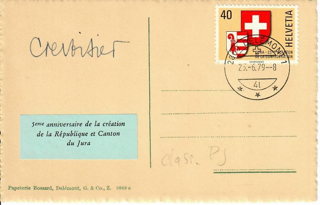 Cartoline postali: Delémont – Usato da Hochdorf venduto da Ziegel-16 1