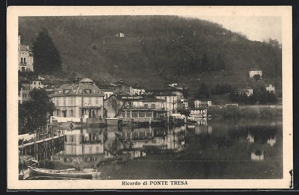 Cartoline postali: AK Ponte Tresa, Panorama – Usato da Berlin venduto da bartko-reher