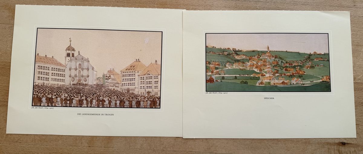 Foto & Immagini: Appenzeller Bauernmalerei Kunstdrucke 11 Stk. – Usato da Libingen venduto da Wisli 2
