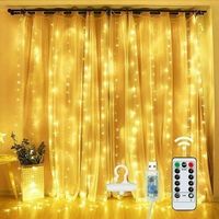 3x3meter 300 LED Lichterkette  warmweiss