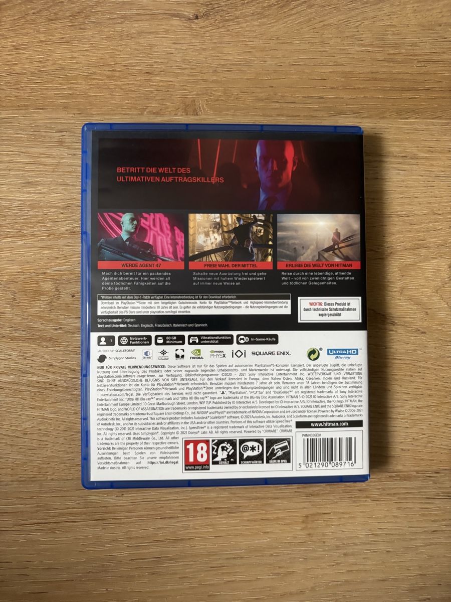Sony Giochi: Hitman 3 PS5 – Usato da Hittnau venduto da bar_6fsm 1