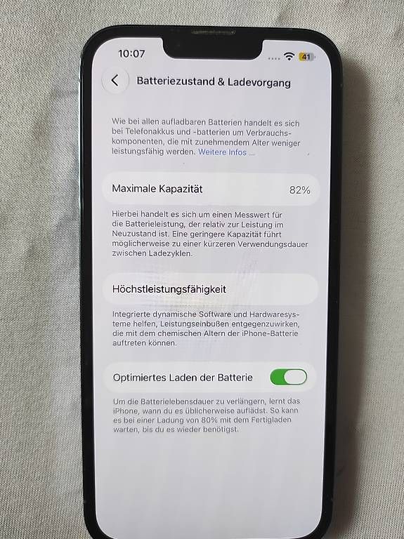Handys / Smartphones: iPhone 13 Pro Batterie  82% – Gebraucht aus Reinach BL von mil_b29q 2