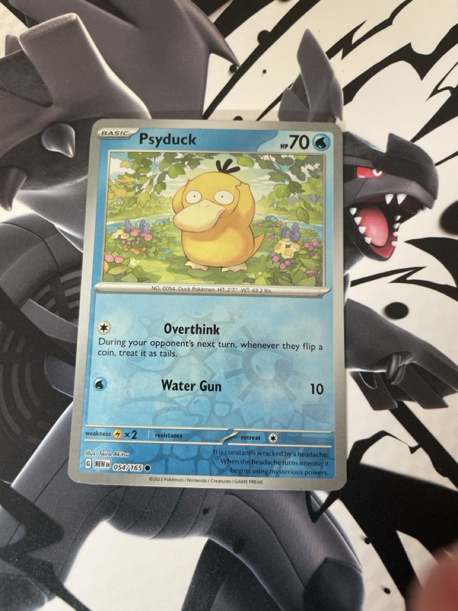 Pokémon Carte collezionabili: Psyduck 054/165 Reverse Holo Enton Pokemon 151 – Usato da Bazenheid venduto da Toulouse12
