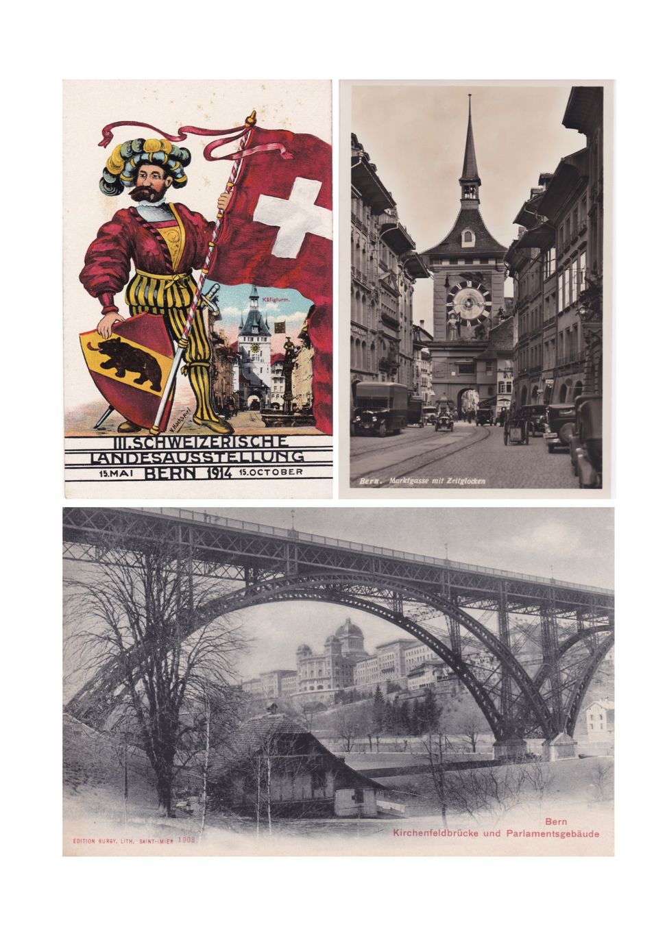 Cartoline postali: Konvolut Bern – Usato da Baar venduto da dokuba 5