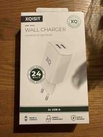 XQISIT Ladegerät 24W Dual USB-A weiss neu