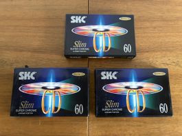 Drei Kassetten original verpackt SKC 60minuten