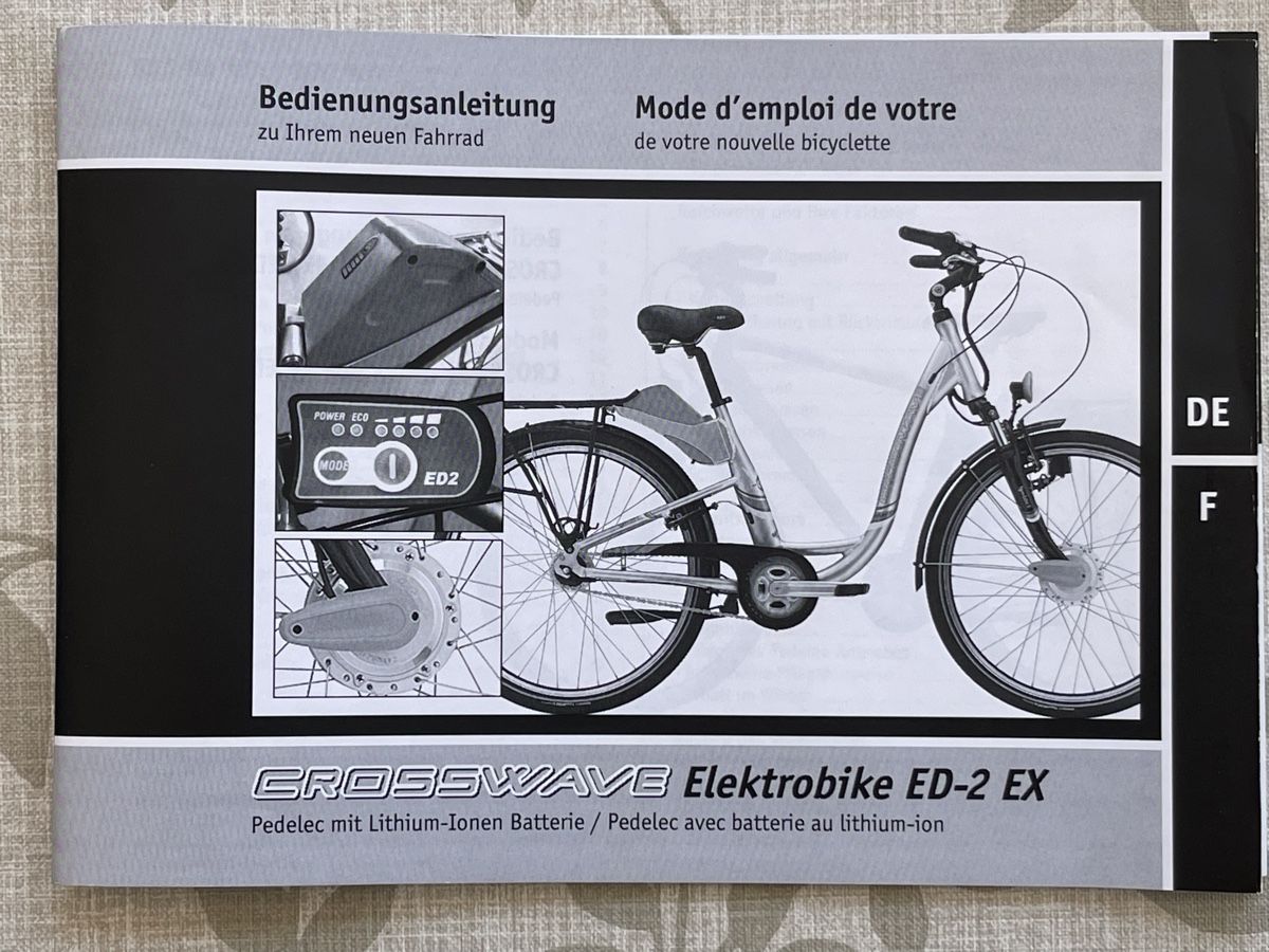 Crosswave Velos: Vélo électrique Crosswave, pour femmes – Gebraucht aus Cologny von Beleza02 2