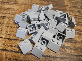 lego 3039 lot de 40 pièces Light Bluish Gray Slope 45 2 x 2
