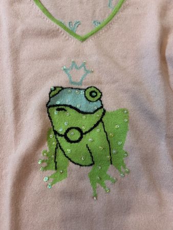 FTC Kaschmirpullover Froschkönig 100% Kaschmir Gr. S rosa g