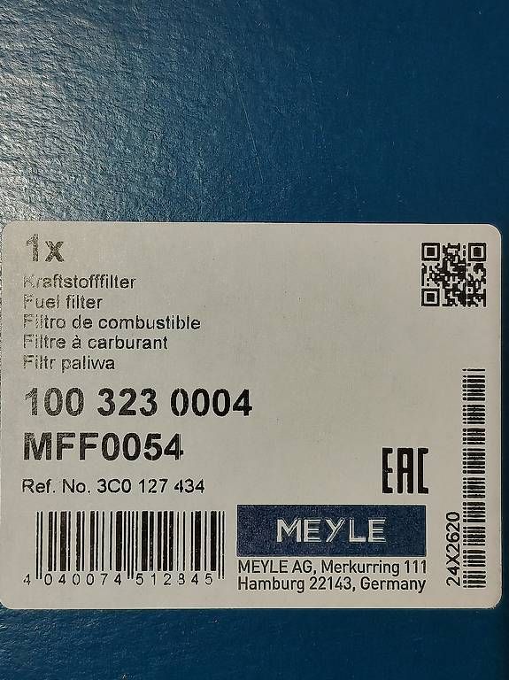 Tutti pezzi di ricambio auto: Ölfilter+ Kraftstoffilter Meyle  – Usato da Balgach venduto da ste_wqc7 3