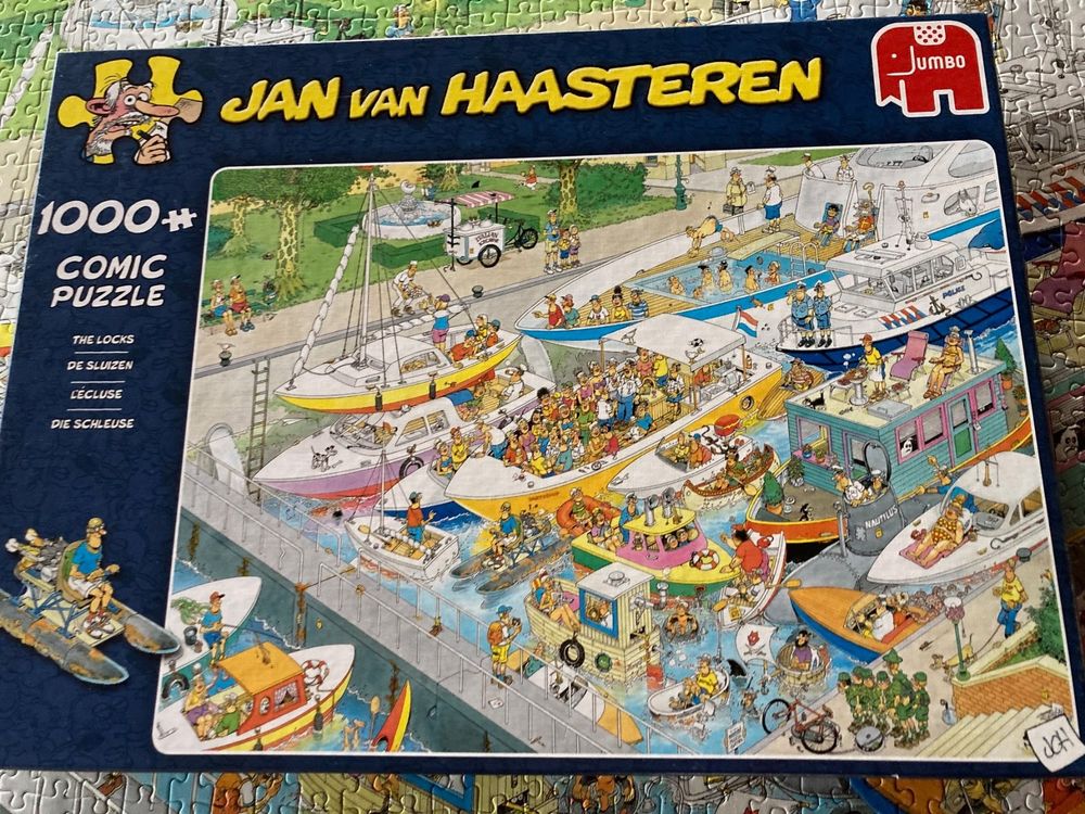 Puzzle Jan Van Haasteren De 1000 Piezas – Jardín De Mariposas | Cartón Reciclado | 68x49 Cm | Actividad Relajante Para Adultos Y Niños