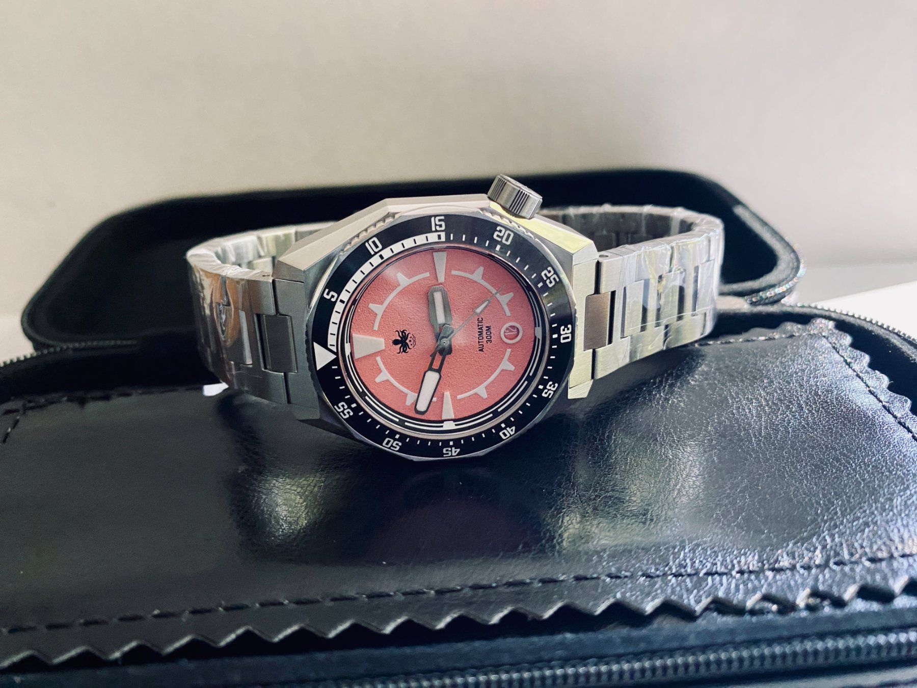 Orologi: Phoibos Depth Hunter Pink Automatic New ! – Usato da Genthod venduto da Fejmeo 4