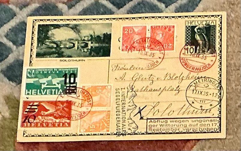 Tutti i francobolli: 1 Meiringen nach Solothurn 1935 – Usato da Koblenz venduto da Markenhimmel