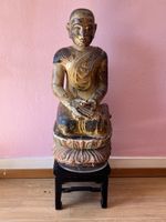 Antike Siam Buddha Statue, Holz