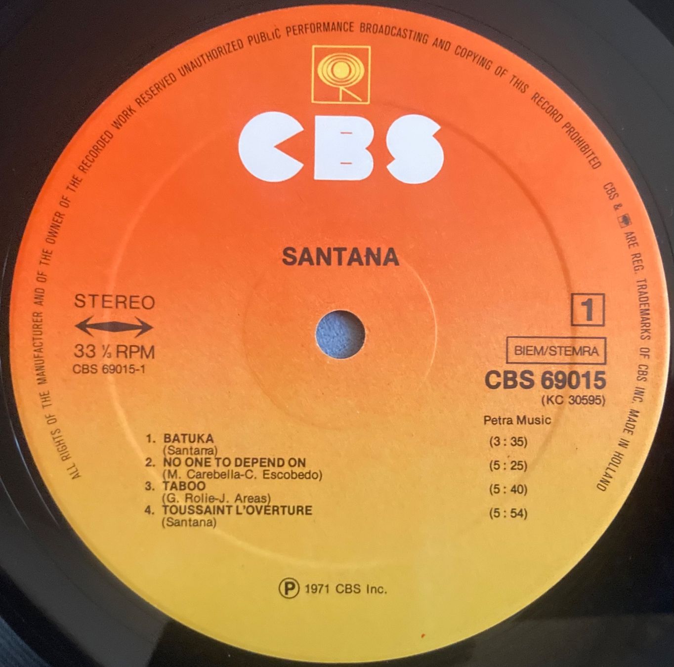 Dischi in vinile: SANTANA - 3 – Usato da Poliez-Pittet venduto da Newtown-Records 2