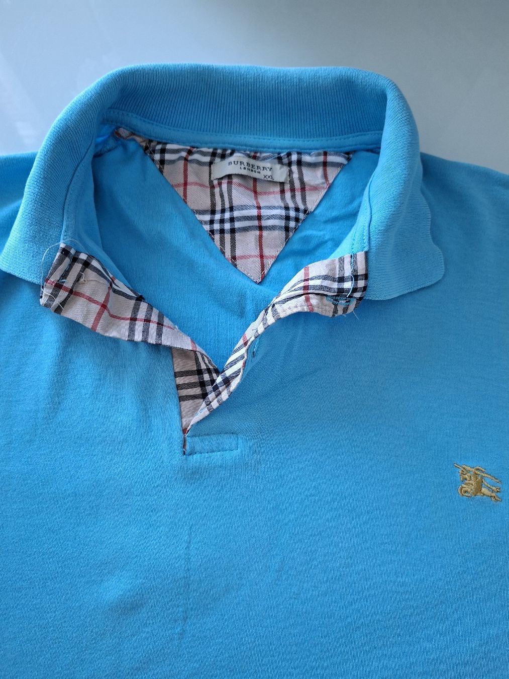 Burberry Magliette Polo: Polo Burberry turquoise, taille M,  – Usato da Renens VD venduto da ser_j2fn 8