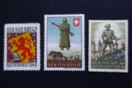 (m727) Infanterie Wit 328/1 + 330/1 + 332/1 **