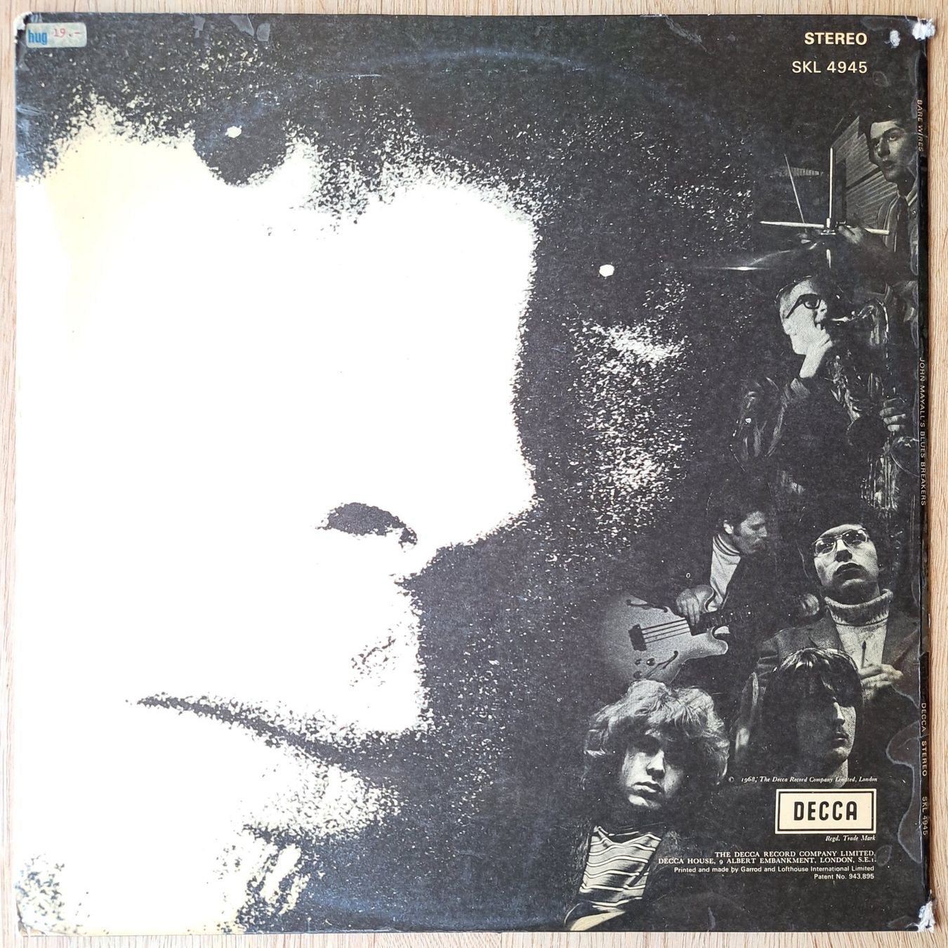 Dischi in vinile: John Mayall's Blues Breakers - Bare Wires – Usato da Meggen venduto da Ricardokoch 1