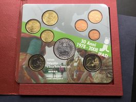 ITALIA**Sehr schöne Euro münzsatz 2008 mit 5euro Silbermünze