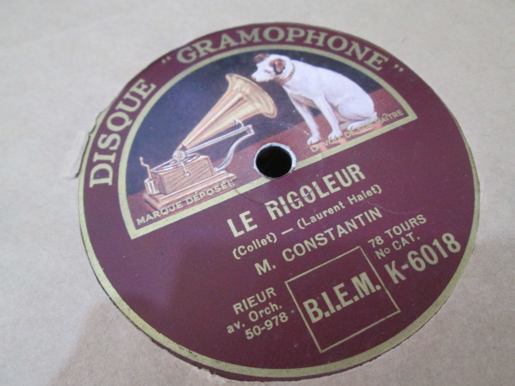 Schallplatten: DISQUES 78 TOURS – Gebraucht aus Lausanne von Leag 8