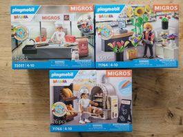 Playmobil Migros Mania Special Edition, 3 Sets, Neu