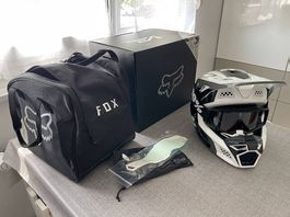Casque FOX V3RS EFEKT Blanc/Noir