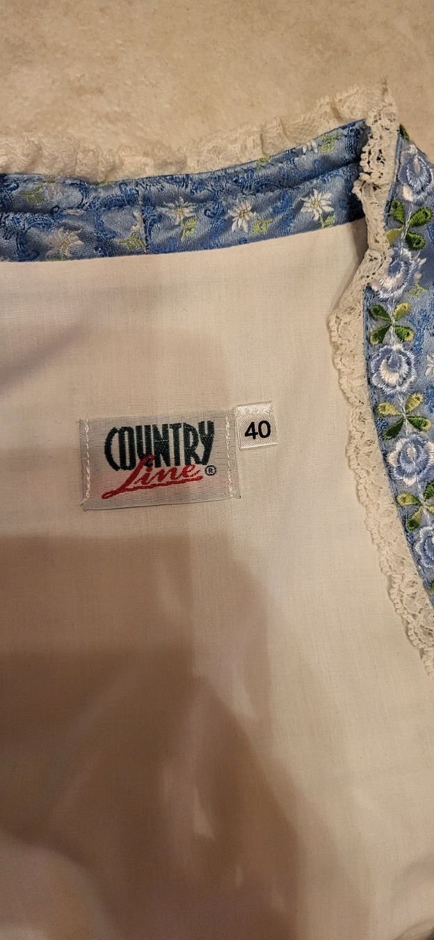 Kleider: Country Line Dirndl, hellblau/gruen, Gr. 40, – Gebraucht aus Studen BE von mar_6qqp 1