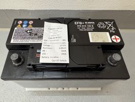 Original Autobatterie Audi VW 70Ah 700A EFB+ gut zustand