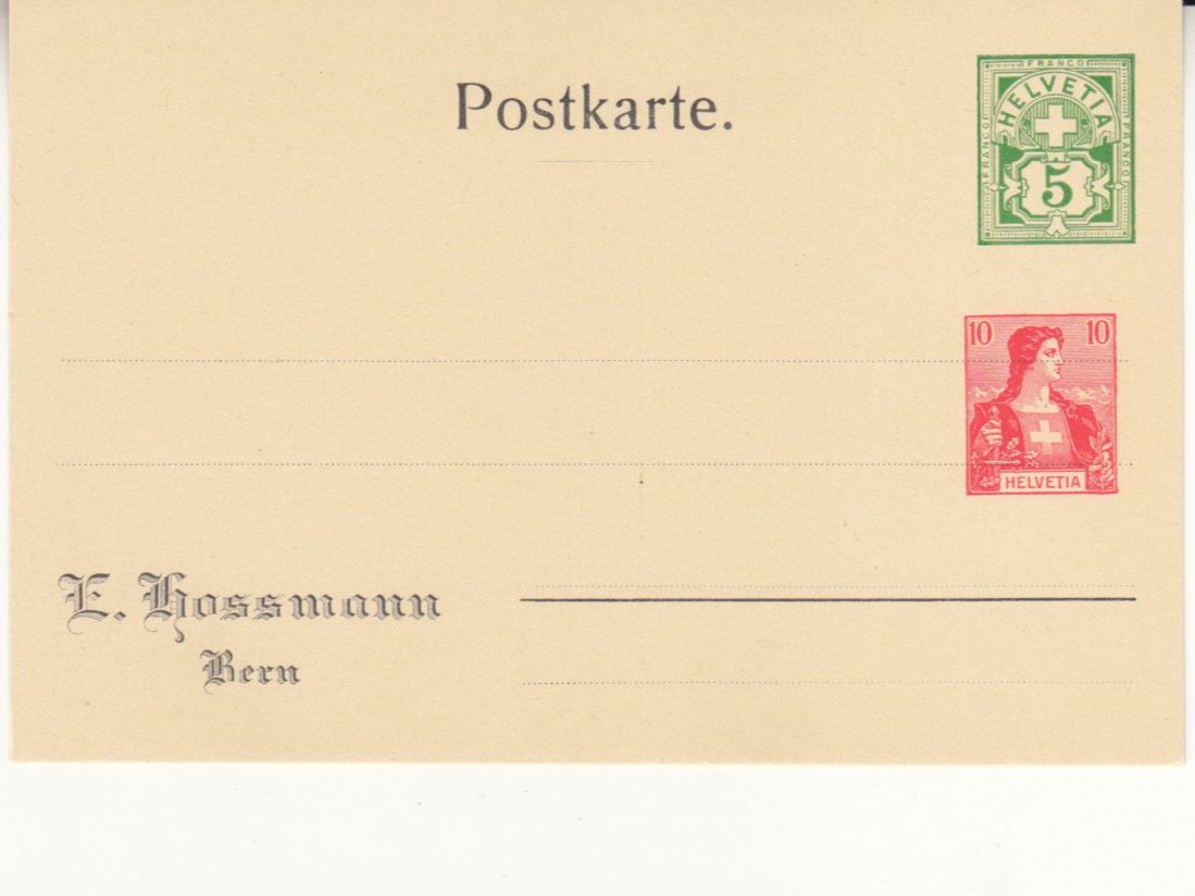 Alle Briefmarken: SGK PPK 204 Hossmann Bern – Gebraucht aus Bürglen TG von StampGraf