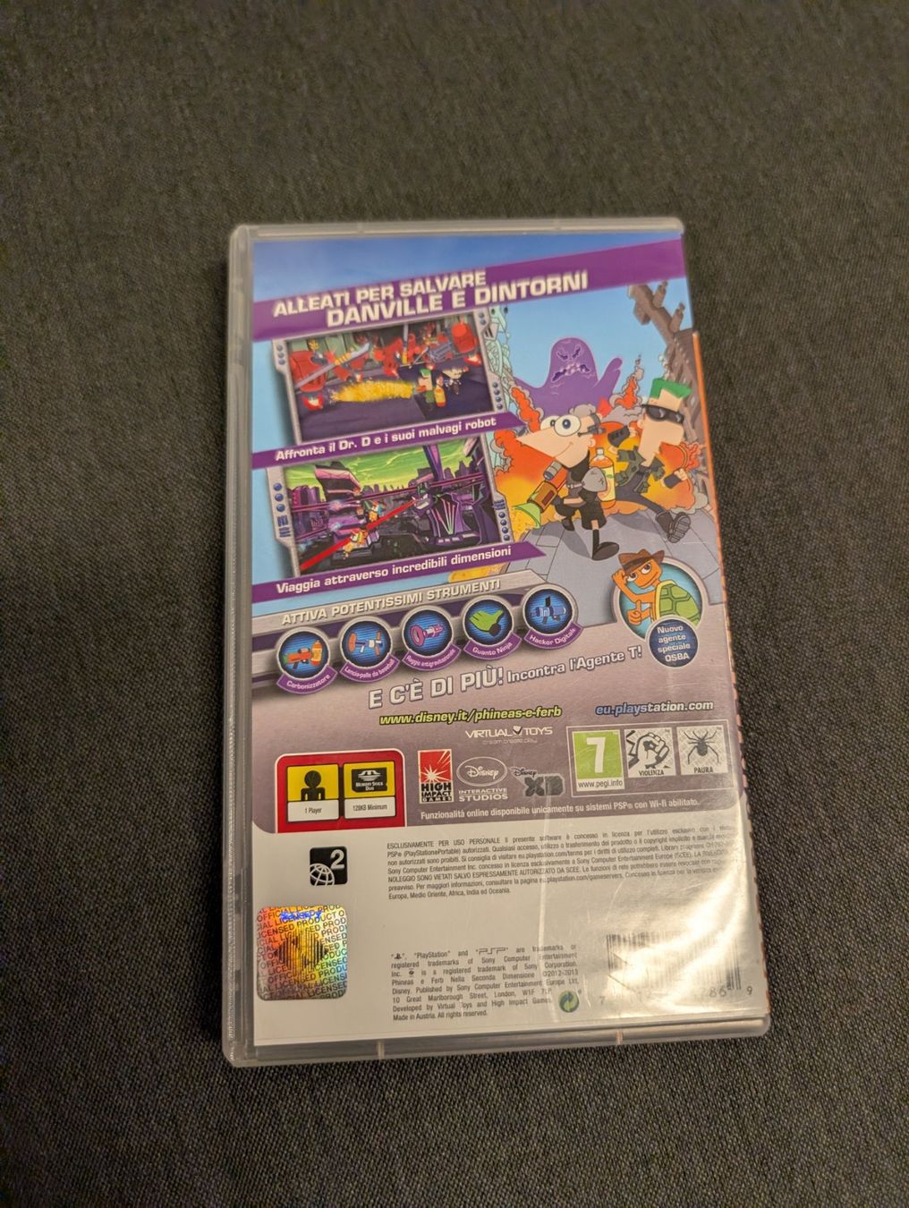 Jeux: Phineas e Ferb nella seconda dimensione Sony psp – D'occasion à Giubiasco par Tici__nerd_Giubiasco 1