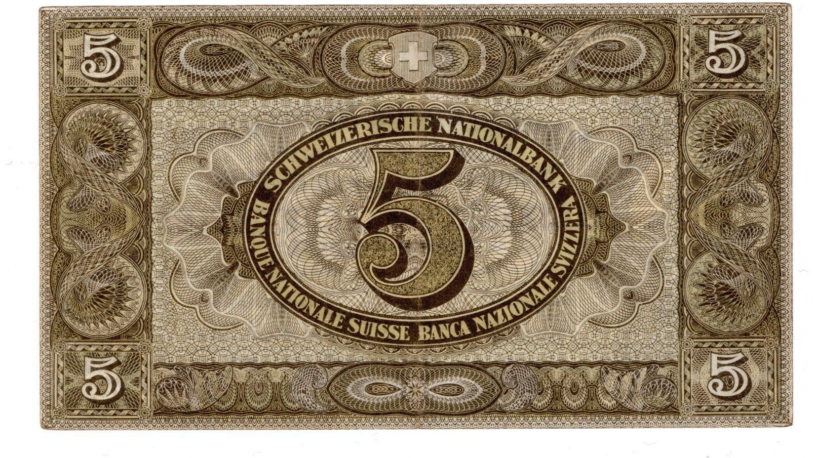 Banconote: Note 5 FR 1921 Super Erhaltung – Usato da Bure venduto da chap981 1