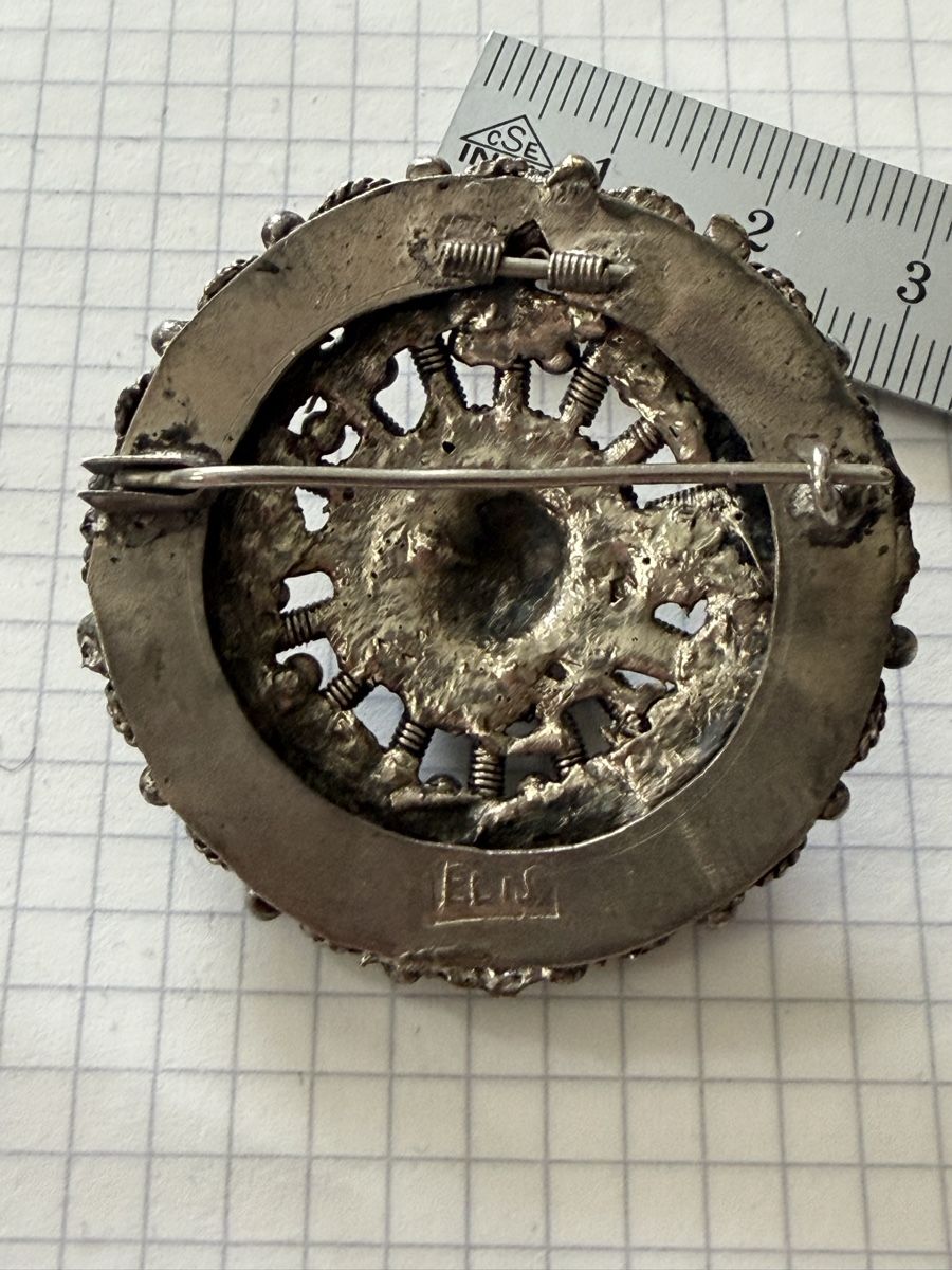 Spille & Fermagli: Vintage Silber Brosche, Filigran Design – Usato da Lyss venduto da nekoreh 4