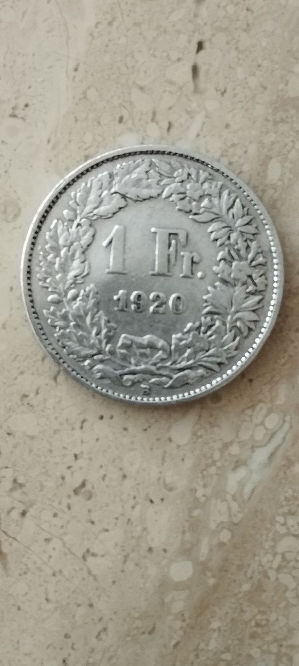 Tutti le monete: 1 Fränkler 1920/ Silber  – Usato da Oberdorf SO venduto da and_jxk2