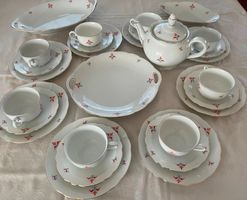 Teeservice Porzellan Art Deco 8 Personen