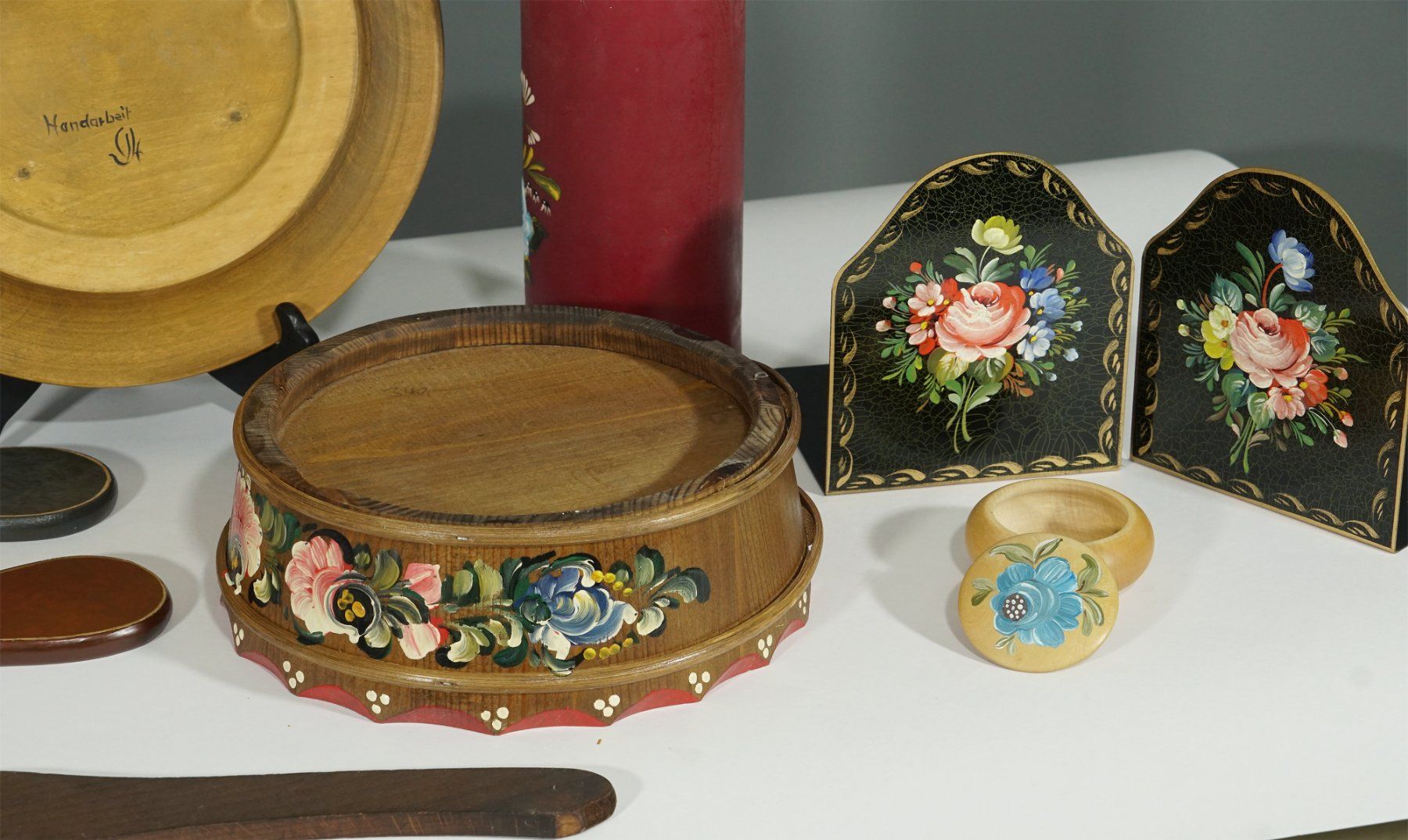 Tutte le decorazioni: Konvolut von 9 tollen Accessoires mit Bauernmalerei – Usato da Meggen venduto da Brockitare 6