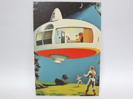 AK UFO Science Fiction Weltraum Postkarte