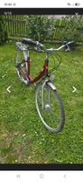 Cresta Fahrrad rot mit tiefen Einstieg