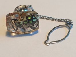 Vintage Ansteck Pin mit Insekt