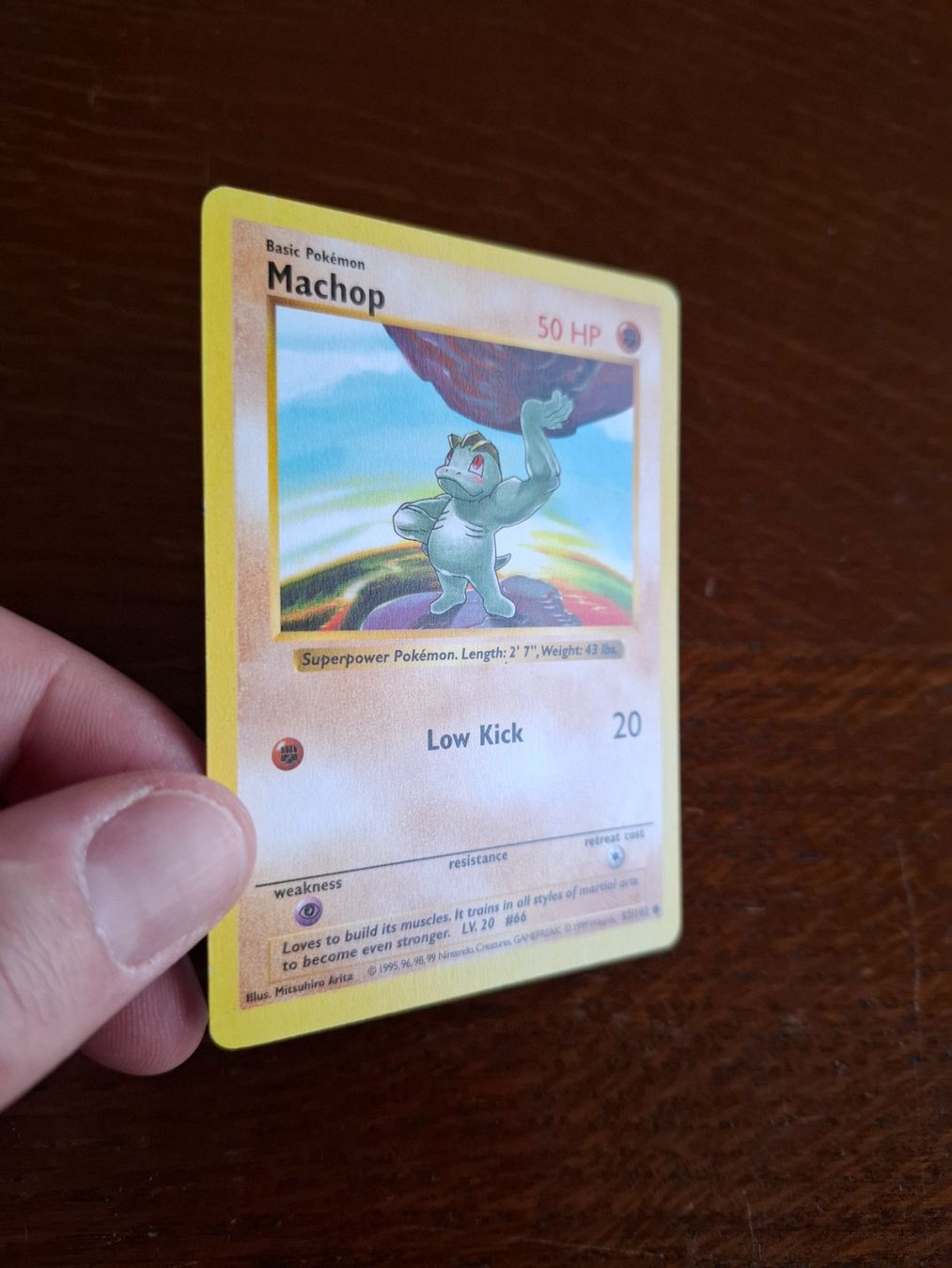 Pokémon Sammelbilder & Trading cards: Pokemon Machop Base Set Shadowless 52/102 – Gebraucht aus Giornico von ale_lc8k 2