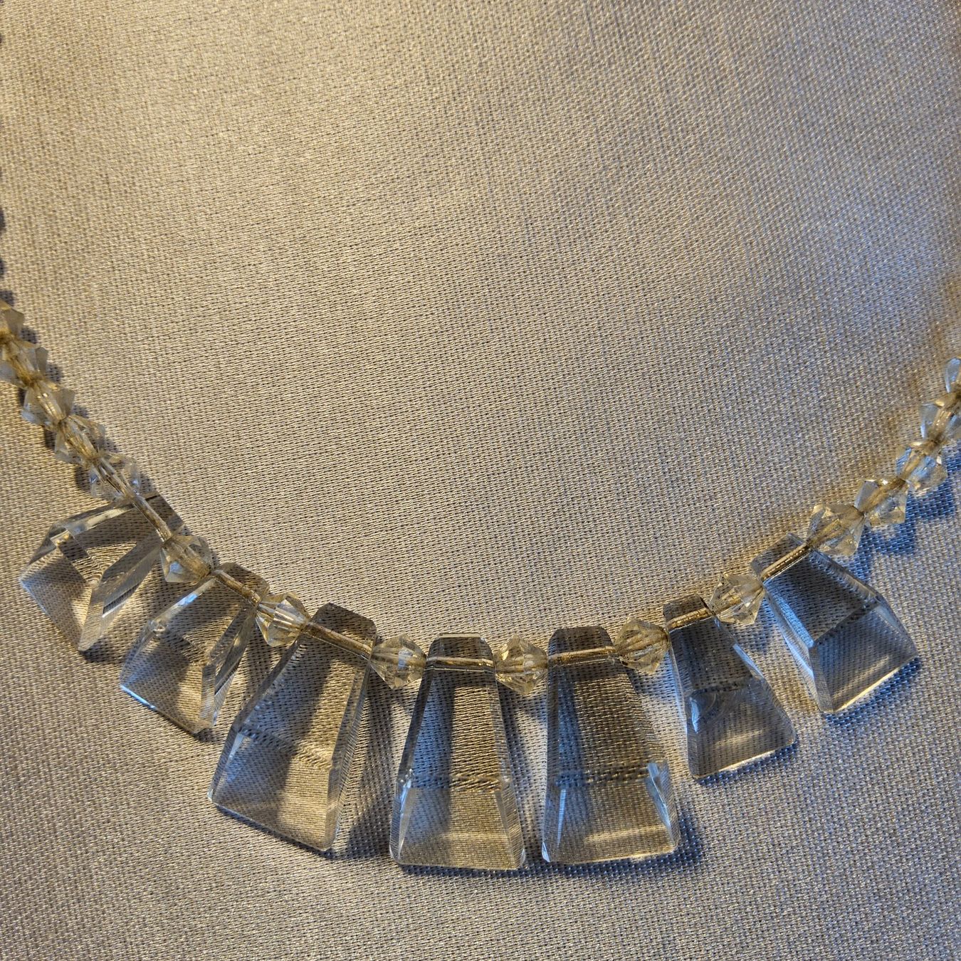 Catenine: Antike Art Déco Glas Kette ca 1920-30 – Usato da Zürich venduto da sanwit 2