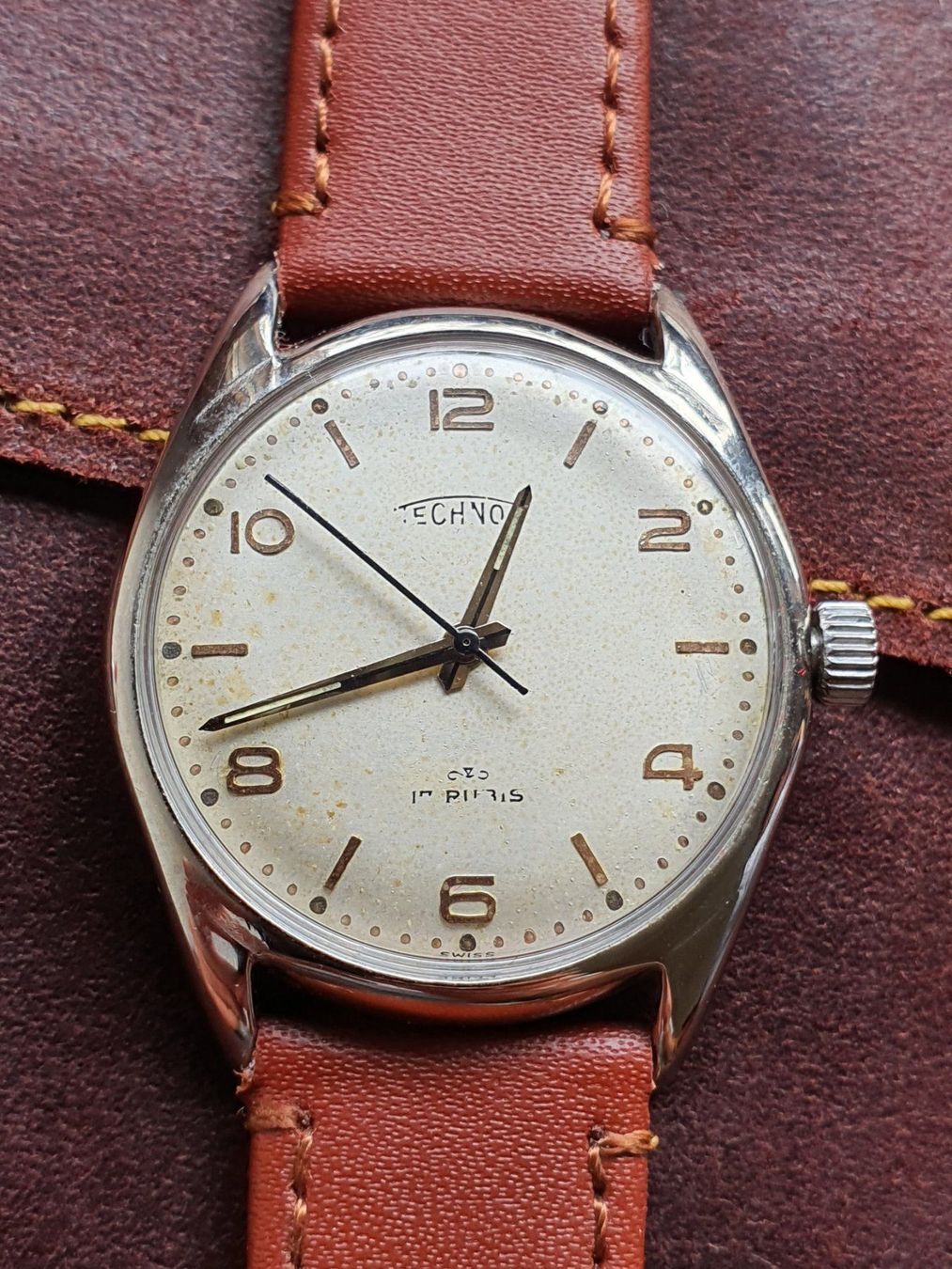 Orologi: Technos 17 Rubis Handaufzug AZ035 – Usato da Uster venduto da Allezeit