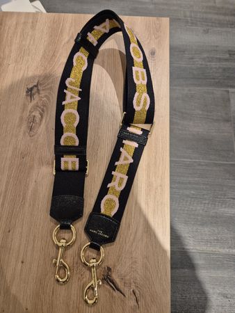The Marc Jacobs Schulterriemen Schwarz/Gold, Neuwertig!